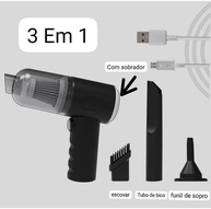 Aspirador Portátil 3 em 1: Limpeza Poderosa e Sem Fios com Carregamento USB - imagem 5