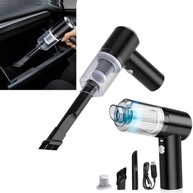 Aspirador de Pó Portátil Sem Fio 120W 6000Pa: Limpeza Poderosa e Sem Esforço para Carro e Casa (Preto) - imagem 4