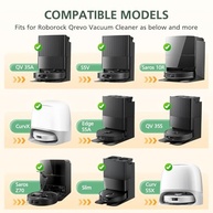 Pacote com 8 Almofadas de Esfregão para Aspiradores Qrevo - Compatibilidade Total com QV 35A/S5V/Saros 10R/CurvX/Edge S5A - imagem 4