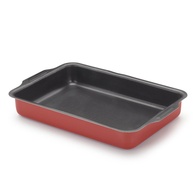 Assadeira Vermelha Antiaderente 34cm: Asse Fácil! - imagem 1