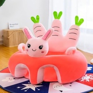 Assento Almofada para Bebê Coelhinho Rosinha - Topamix Macio e Antiqueda - imagem 3