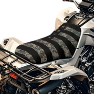 SEANATIVE Capa de Assento ATV/Moto Camuflada Bandeira EUA - Proteção Impermeável e Conforto Premium - imagem 1