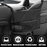 Organizador de Carro Universal: Suporte de Bolsa e Rede Entre Assentos - imagem 4
