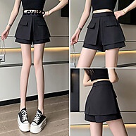 Shorts Feminino Lovito: Conforto e Estilo Assimétrico - imagem 2