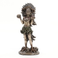 Estátua Coatlicue Asteca em Resina com Acabamento Bronze Antigo - 24cm - imagem 1