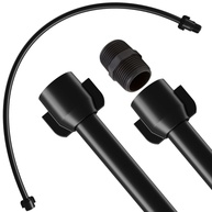 Engate Flexível Astra 40cm 1/2" Preto: Conexão Segura e Durável para sua Descarga - imagem 1