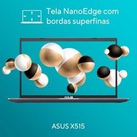 Notebook ASUS X515 Celeron Dual Core, 4 GB, 128 GB SSD, W11 Home, 15,60" LED, Slate Grey - X515KA-BR309WS - imagem 4