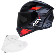Kit Capacete Masculino ASX City Start Cinza Esportivo com Viseira Fumê - Segurança e Estilo para Seu Rolê! - imagem 1