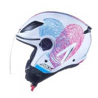 Capacete ASX City Air Passion Branco Brilhante: Estilo e Segurança para Sua Jornada Urbana - imagem 2