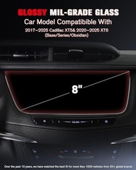 Protetor de Tela ASZSK para Cadillac XT5/XT6 2017-2025: Transparência HD e Proteção Militar 9H+ - imagem 3