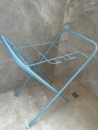 Suporte para Banheira de Bebê Até 18kg - Retrátil e Desmontável Azul - imagem 2
