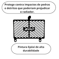 Protetor de Radiador Aço Carbono para Honda CB500X (Até 2023) - Segurança e Estilo - imagem 4