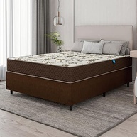 Cama Box Casal Colchão Espuma D33 Marquês 138x188x57cm Marrom Umaflex - Suporta até 90kg por Pessoa - imagem 2