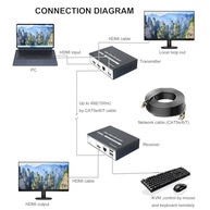Extensor HDMI Full HD 1080p até 150m com KVM - Transmissão via CAT5e/6/7 - imagem 4
