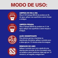Veja Limpador Cloro Ativo 2 em 1 - Fórmula Potente 1L para Limpeza Profunda - imagem 5