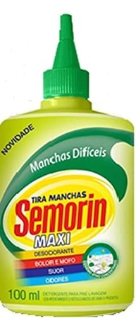 SEMORIN Tira Manchas Maxi 100ml - Fórmula com Oxigênio Ativo para Remover Manchas Difíceis - imagem 2