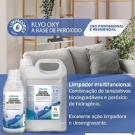 KLYO OXY Limpador Multiuso Concentrado com Oxigênio Ativo - Remove Manchas e Odores, Fórmula Biodegradável, Diluição 1:200 - imagem 3