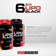 6 Six Lipo Black: Energia e Foco para Atletas - imagem 2