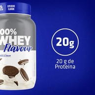 Whey Protein Cookies and Cream 900g Atlhetica - imagem 2