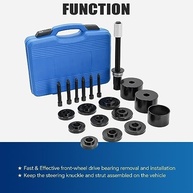 ATPEAM Extrator de Rolamento de Tração Dianteira Universal 19 Peças: Kit Essencial para Seu Carro - imagem 5
