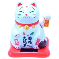 Maneki Neko - Gatinho da Sorte Japonês com Mão Balançante | Atrai Prosperidade e Boa Sorte - imagem 3