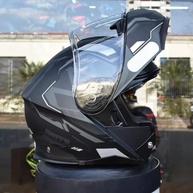 Capacete Escamoteável Bieffe B-Dynamic Attractie Preto Fosco c/ Óculos Interno - imagem 4