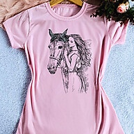 Camiseta Feminina Country Estilo T-shirt Moda Atual - imagem 1