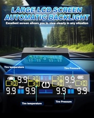 TPMS RV Atualizado 2025: Monitore Pressão de Pneu 0-9,9 Bar (144 PSI) com Alarme Solar e 6 Modos - imagem 5