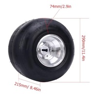 Pneu ATV Keenso 11x7.10-5 com Aro de Alumínio: Tração e Estabilidade para seu Kart e UTV! - imagem 3