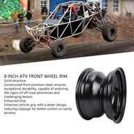 Aro de Roda Dianteira Akozon 8" para ATV, Kart, Quad, Dirt Bike - Aço Reforçado 4 Furos - imagem 2