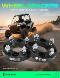 Espaçadores de Roda YHTAUTO 2,5cm 4x4: Performance e Estilo para seu Golf Cart, ATV e Veículos Off-Road - imagem 3