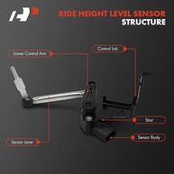 Sensor de Nível de Altura A-Premium para Audi A8 (2019-2023) - Farol e Suspensão Traseira Esquerda/Direita (Conjunto 2) - imagem 4