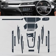 Película Protetora TPU para Painel Central Audi e-tron 45 55 2020-2023 - Fosco/Transparente Anti-arranhões - imagem 4