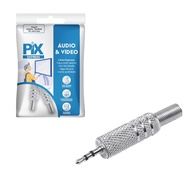 Kit 2 Plugs P1 Estéreo Metálico - Conexão de Áudio Profissional e Durável - imagem 1