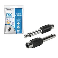 Adaptador P10 Macho Mono para RCA Fêmea: Conexão Universal para Áudio - imagem 2