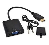 Conector HDMI para VGA com Áudio P2: Conecte Seu Mundo Digital! - imagem 1