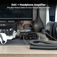 Fosi Audio Q4: Amplificador Mini DAC USB 24 bits 192 KHz para Áudio Imersivo - imagem 4
