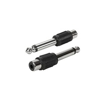 Adaptador P10 Macho Mono para RCA Fêmea: Conexão Universal para Áudio - imagem 3