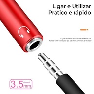 Hubonic Adaptador USB-C para P2 3.5mm: Áudio Cristalino + Carregamento Rápido PD 60W - imagem 4
