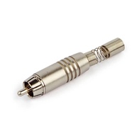 Plug RCA Ninja Santo Angelo com Mola: Conexão de Áudio e Vídeo Impecável - imagem 1