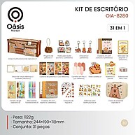 Kit Capivara: 458 Peças para Voltar às Aulas! - imagem 1