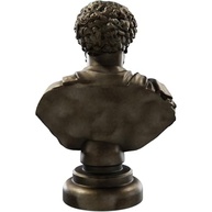 Busto de Marco Aurélio em Ouro Velho - Estátua Histórica do Imperador Filósofo - imagem 5