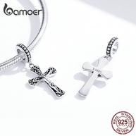 Pingente Jesus Cruz Bamoer: Prata 925 Autêntica - imagem 2