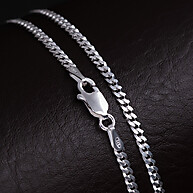 Corrente Prata 925 Masculina 70cm: Groumet Autêntica - imagem 2