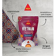 Café Delta Q Vietnam Torrado Moído 250g: Sabor Autêntico - imagem 4