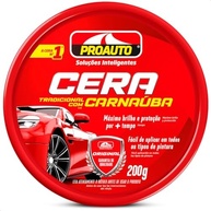 Cera Pasta Automotiva Tradicional Com Carnaúba 200G Pro auto - imagem 2