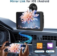 Podofo Carplay Android Auto HD 7" - Central Multimídia Veicular com Bluetooth Duplo, Câmera de Ré e Navegação - imagem 5