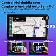 Multimídia 9” Jeep Renegade: Carplay & Android Auto - imagem 2