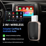 Adaptador Kacenray 2 em 1: CarPlay e Android Auto Sem Fio para Seu Carro - imagem 3