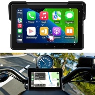 Navegador GPS Carplay Moto 17cm Sem Fio | Apple CarPlay & Android Auto | Bluetooth Duplo - imagem 3